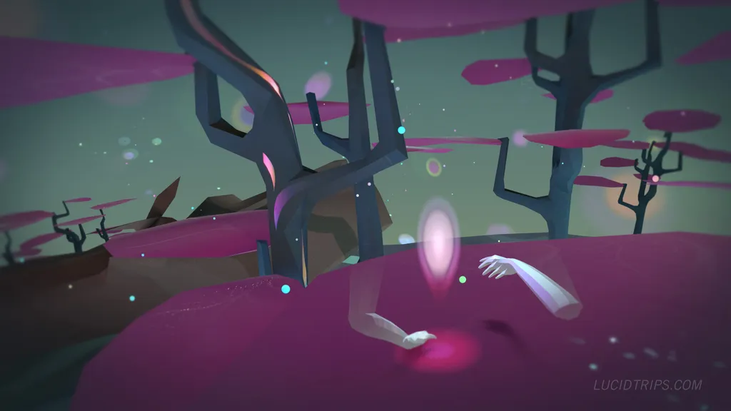 'Lucid Trips' Is An Illuminating VR Egg Hunt With A High-Flying Movement System