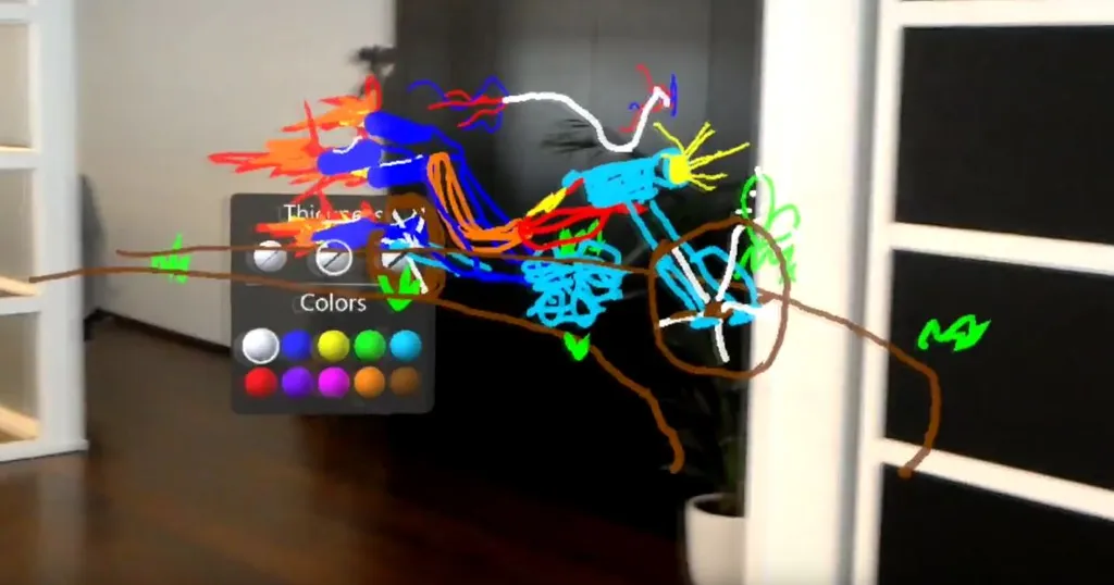 HoloDoodle is a HoloLens App That Lets You Draw In The Air Using AR