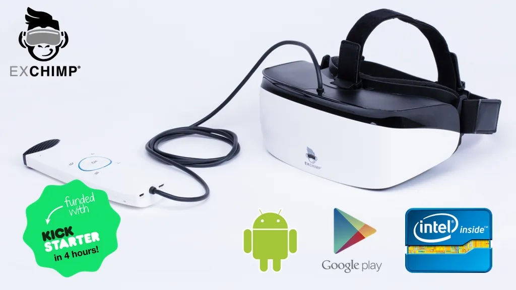 EXCHIMP Headset Promises All-in-One Mobile VR At Low Cost On Kickstarter