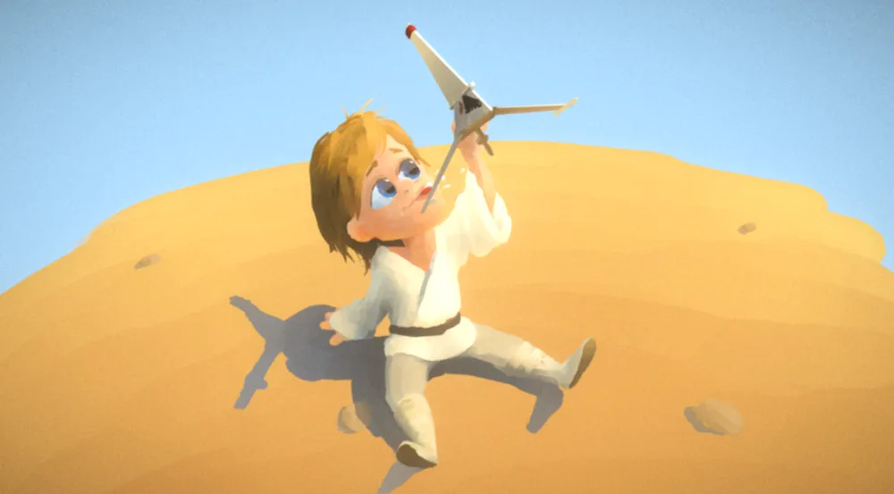 See Little Luke Skywalker Adorably Created With Oculus Quill
