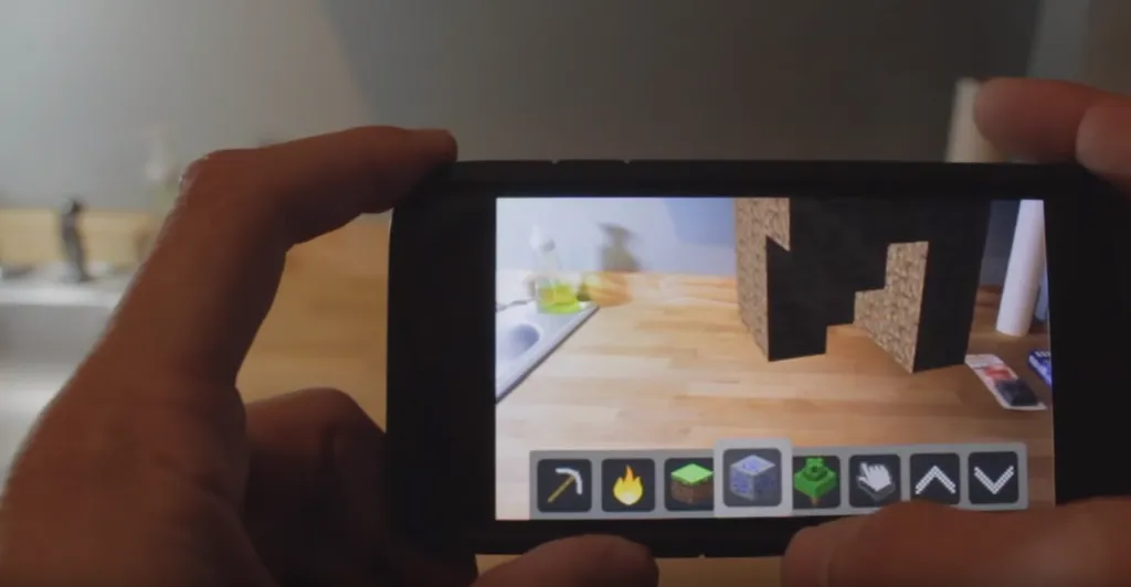 Watch This Amazing Prototype Video Of Minecraft In AR Using Apple's ARKit