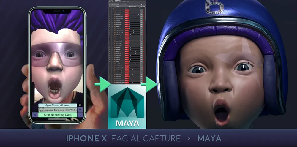 Using iPhone X With Maya For Quick And Cheap Facial Capture