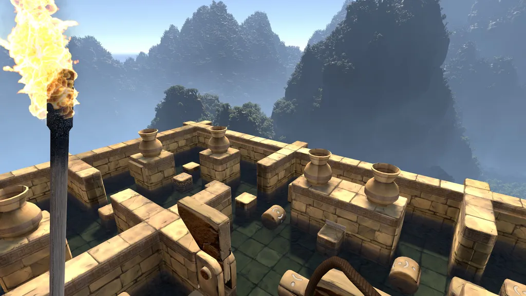 Eye Of The Temple Is A VR Game That Requires Room Scale Locomotion To Move Around