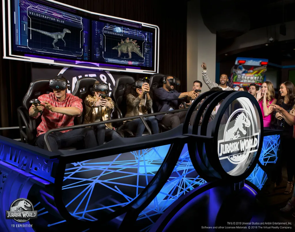 Dave &  Buster's Installs Impressive Jurassic World VR Expedition At 112 Locations