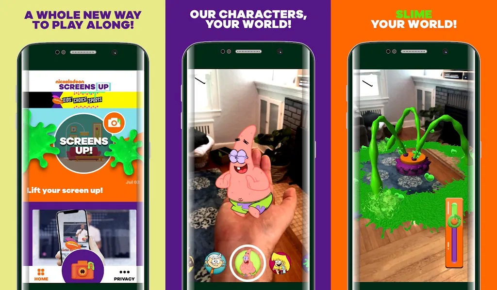 Nickelodeon Combines Live TV With AR For Screens Up