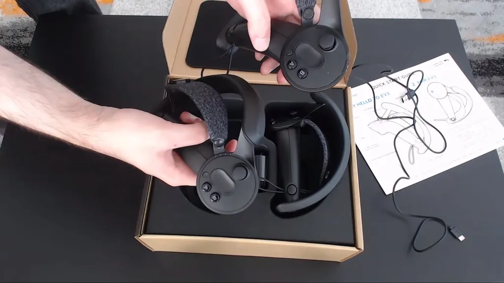 Watch Valve's Knuckles EV3 Controllers Get Unboxed