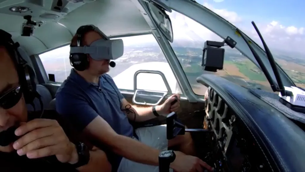 Oculus Go Used For In-Flight Pilot Training Demonstration