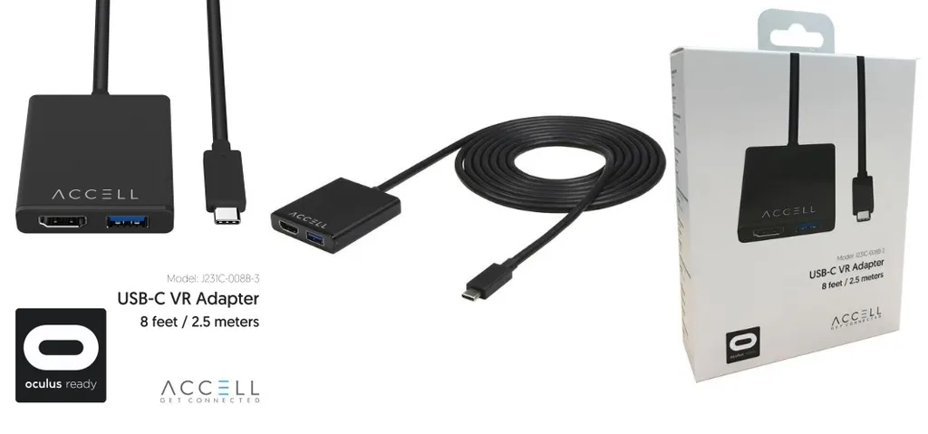 Accell Reveals USB-C VR Adapter For Oculus Rift, Windows VR