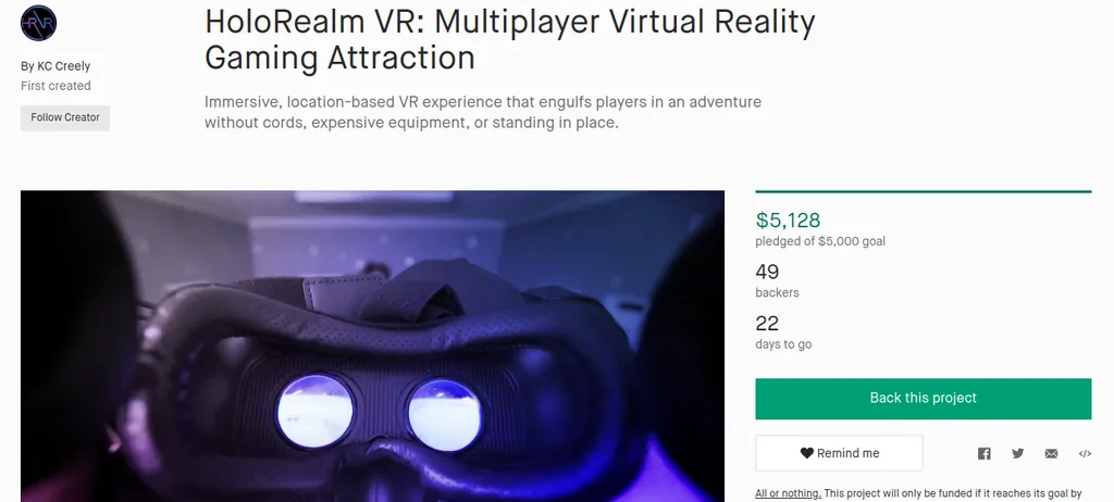 iPhone-based VR Arcade Passes Kickstarter Goal