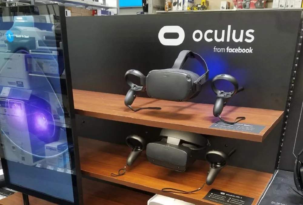 Oculus Quest And Rift S Demo Stations Are Set Up At Best Buy