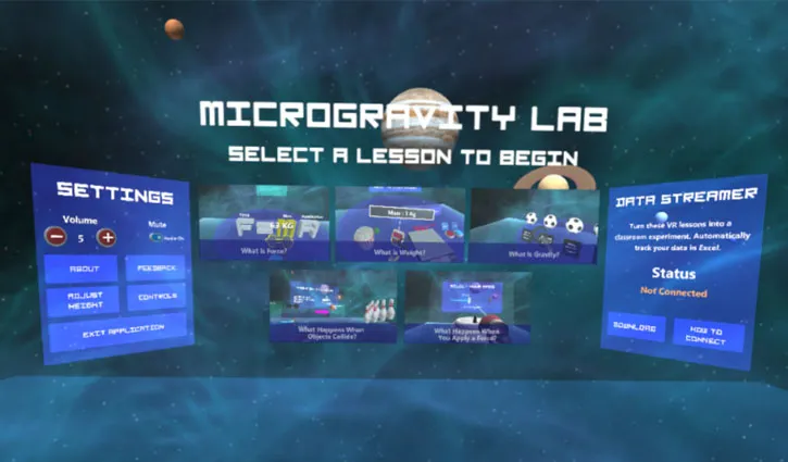 Middle School Students Can Now Learn About Microgravity Through VR