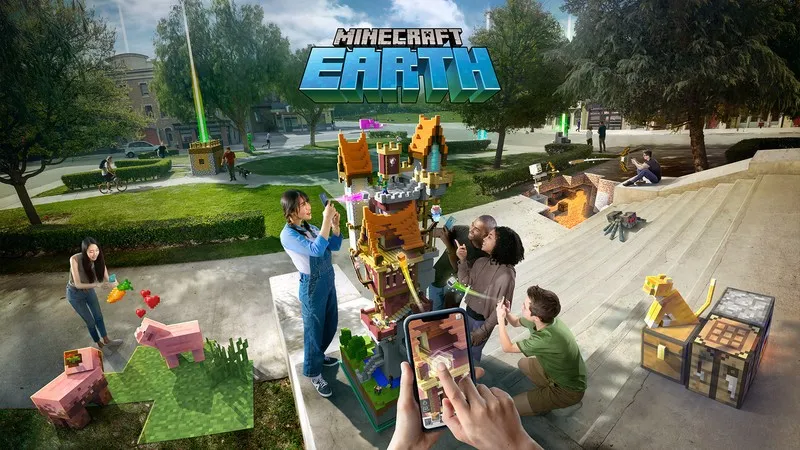 Minecraft Earth AR Gets October Release, 'Adventures' Events and Character Creator