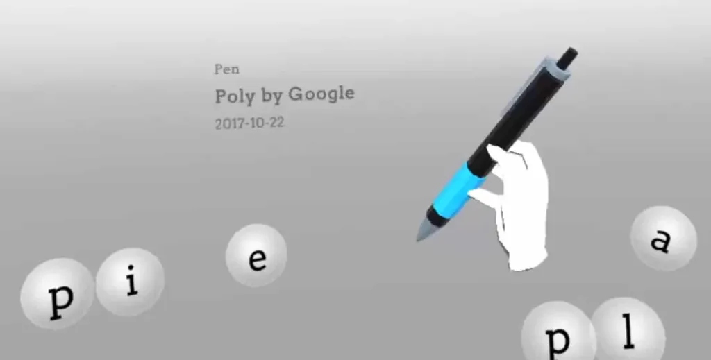 VR Tool Built With Google Poly Turns Words Into Matching 3D Objects