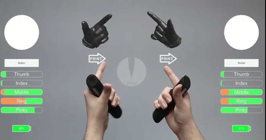Etee Is A Lightweight Finger-Sensing VR Controller With No Trigger