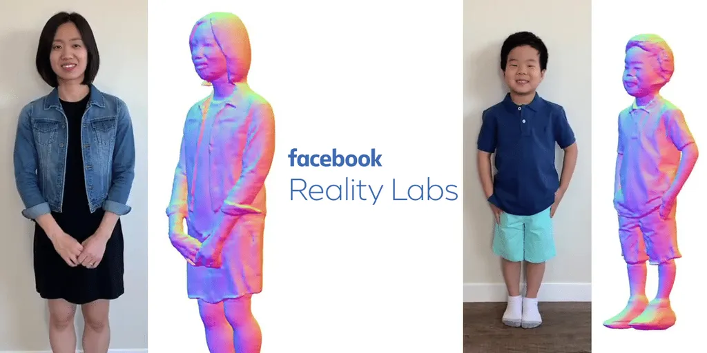 Facebook Research: 3D Body Reconstruction From Just One Camera