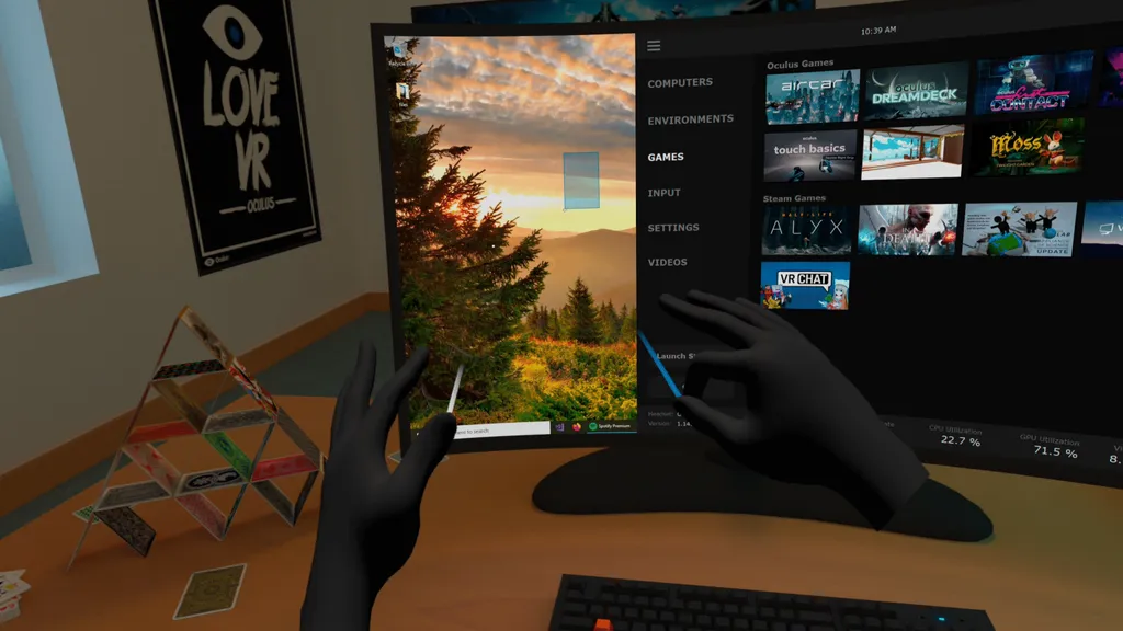 Virtual Desktop Oculus Quest Update Turns Hand Tracking Into Virtual Controllers