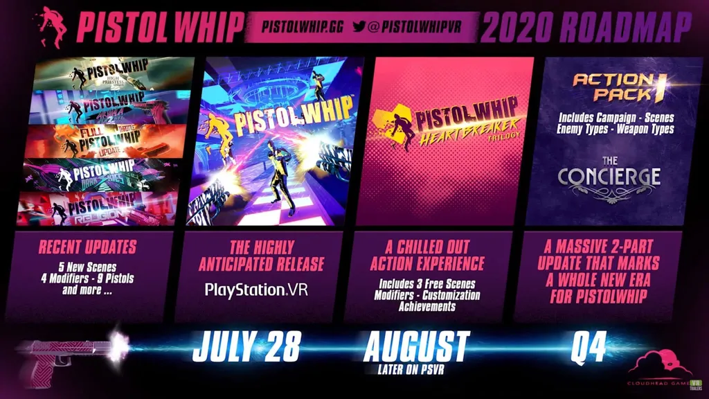 Pistol Whip Developers Announce PSVR Release Date, Heartbreaker Update, And 'Concierge' Campaign