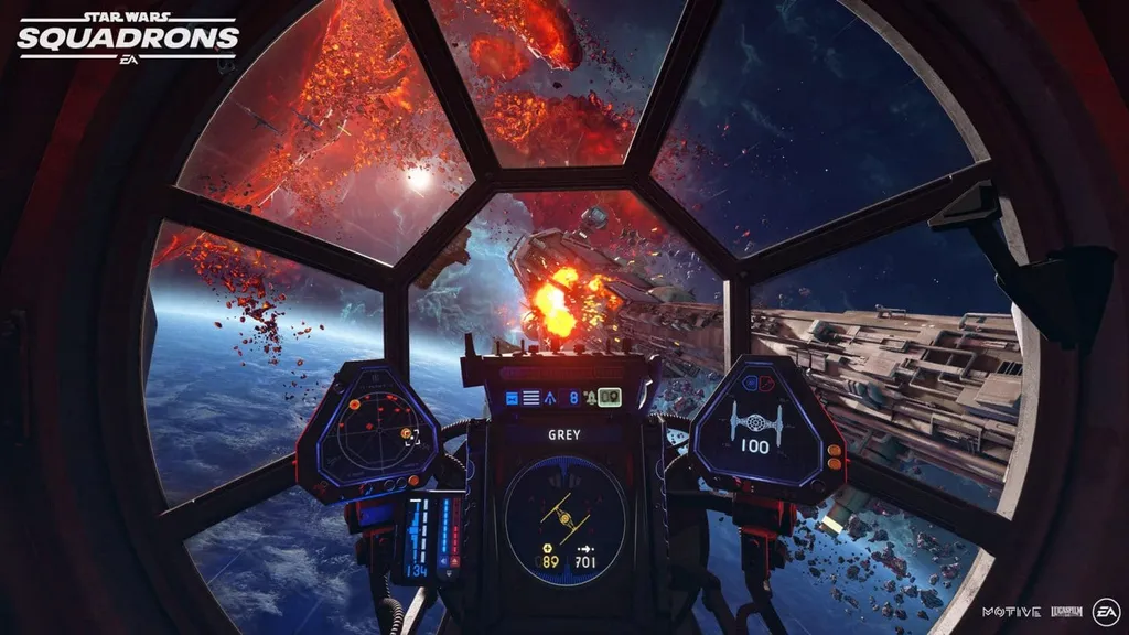 EA Explains Why Star Wars: Squadrons Doesn't Have VR Motion Controller Support