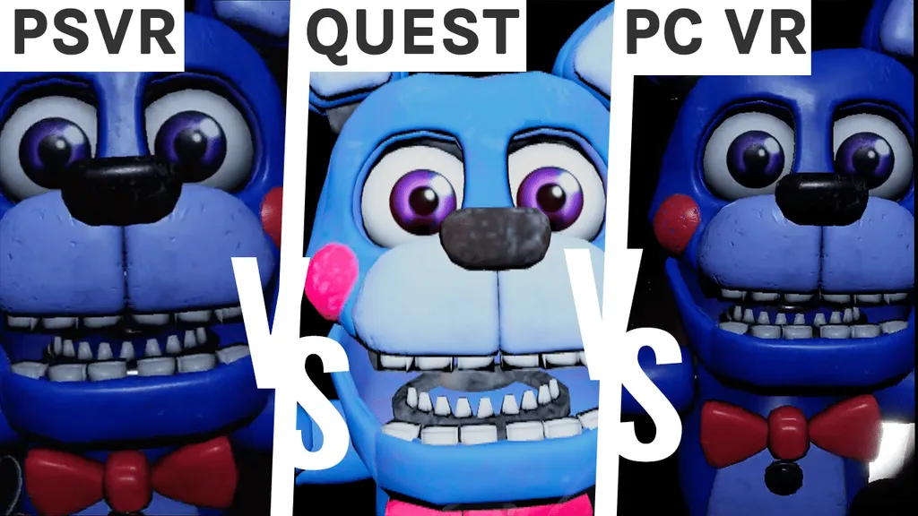 Five Nights At Freddy's VR: Oculus Quest vs PSVR vs PC Graphics Comparison