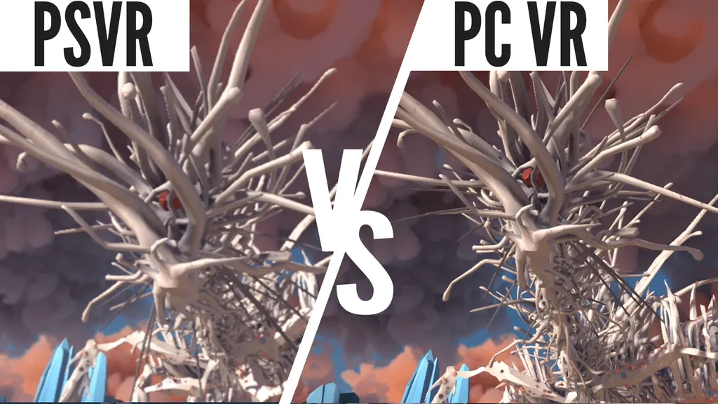 Paper Beast PC VR vs PSVR Graphics Comparison