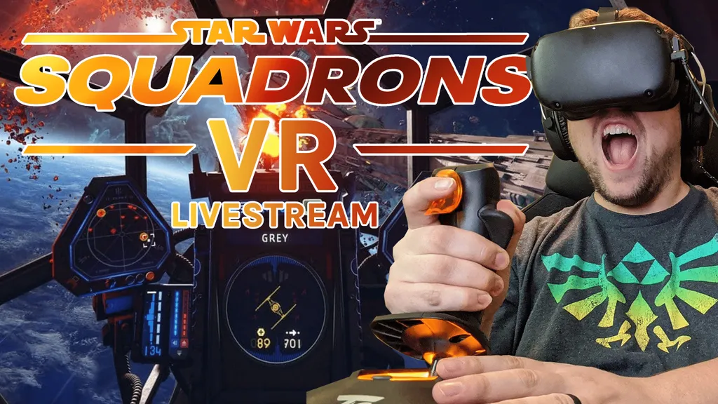 Star Wars: Squadrons VR Pre-Launch Gameplay Livestream With Flight Stick