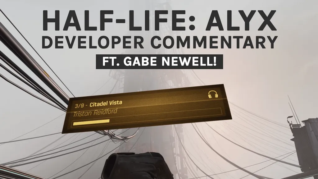 Half-Life: Alyx Gets 3+ Hours Of Developer Commentary