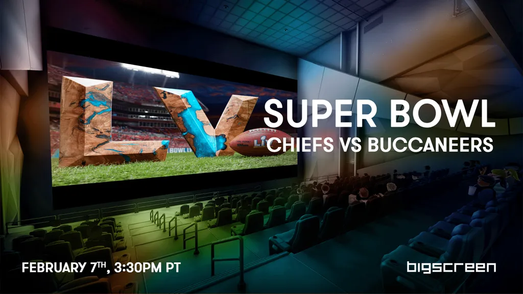 Watch Super Bowl LV For Free In VR This Weekend With Bigscreen
