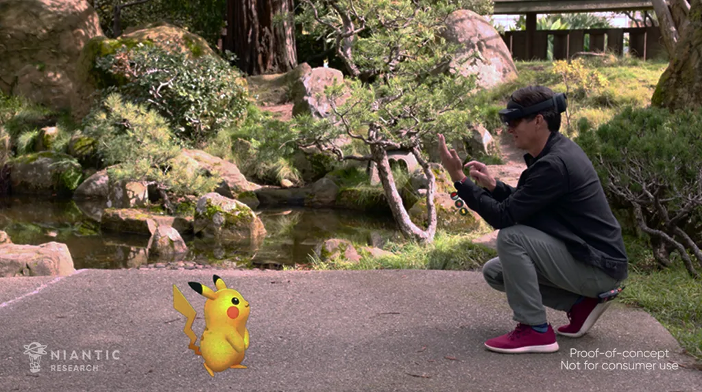 Watch: Pokemon Go HoloLens Demo Uses Microsoft Mesh For Multiplayer Battles