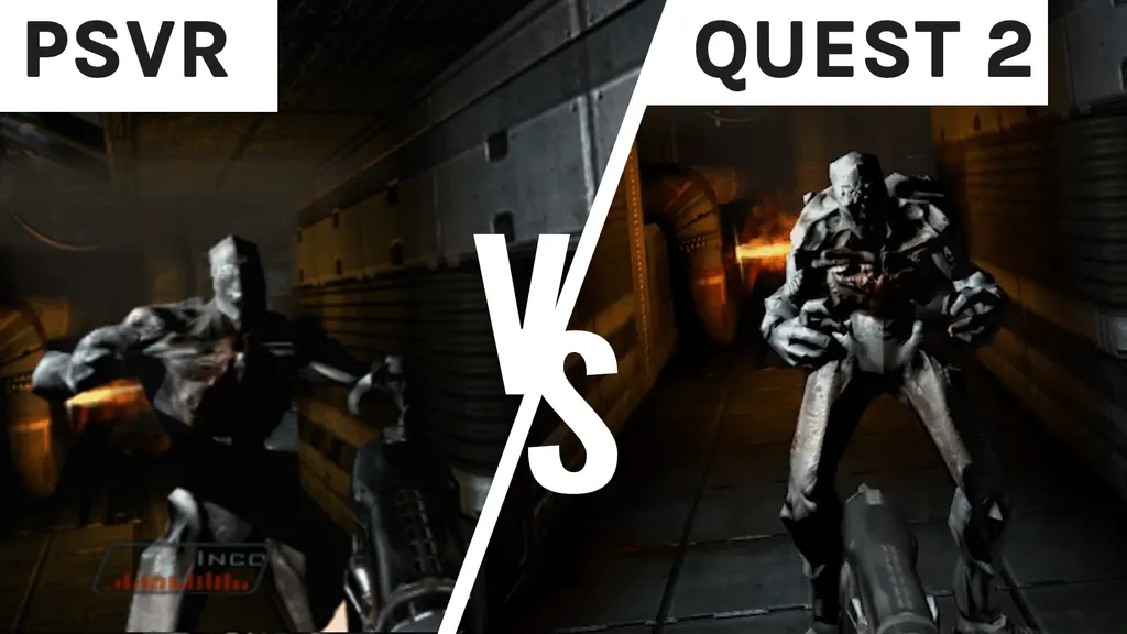 Doom 3: VR Edition vs Doom3Quest - Graphics And Feature Comparison