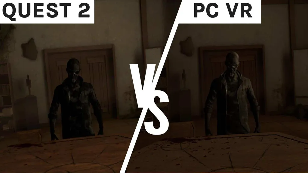 Wraith: The Oblivion - Afterlife Graphics Comparison - PC VR vs Quest 2