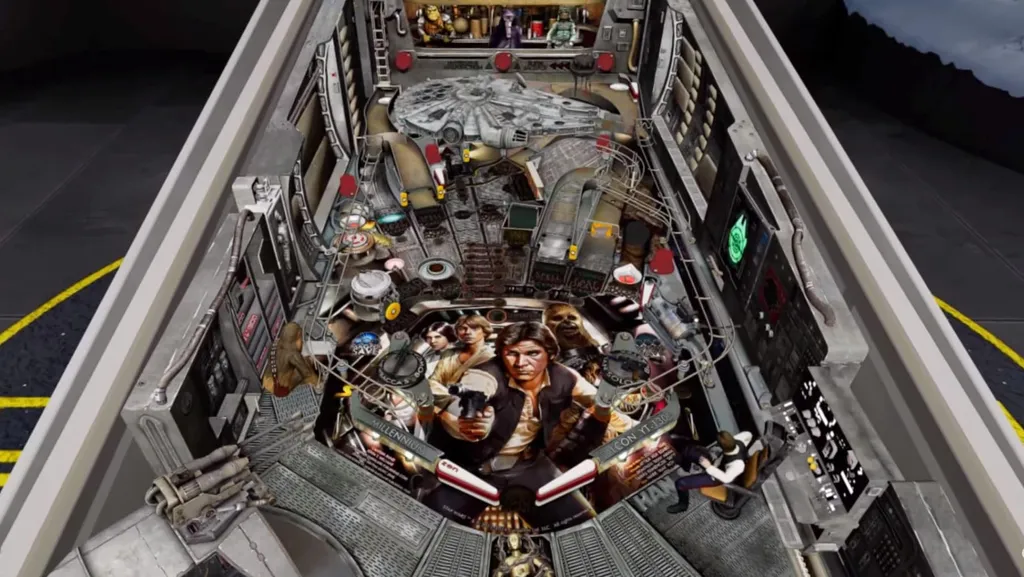 Han Solo Table Arrives As Free Update For Star Wars Pinball VR