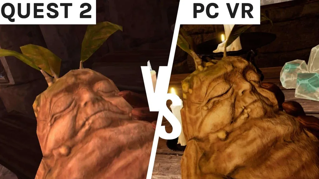 The Wizards: Dark Times Graphics Comparison – PC VR vs Quest 2