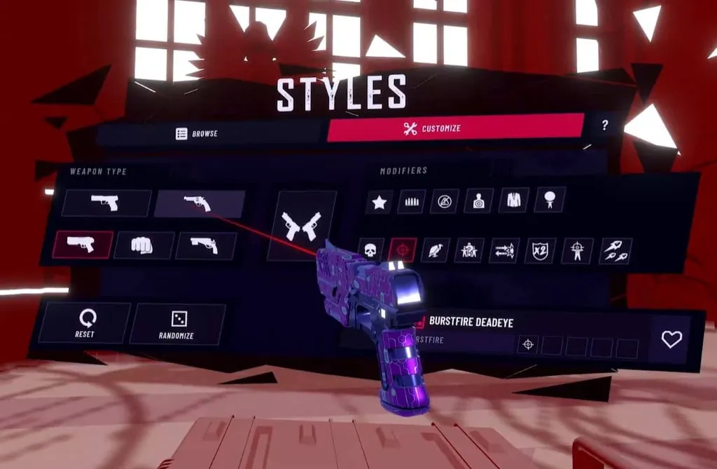 Pistol Whip Style System Adds Bullet Hell & Deep Customization