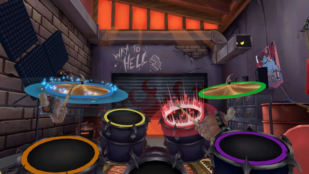Drums Rock Brings Hellish Demon Drumming To Oculus Quest In Late 2021