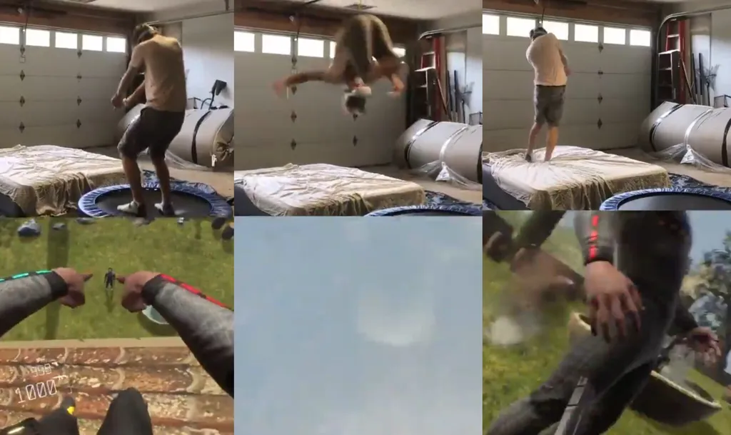 Watch: Guy Does A Front Flip In Boneworks, Doesn't Land On His Face
