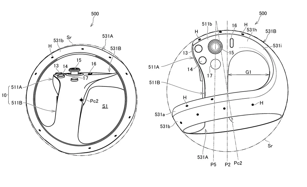 Sony Patent Filing Gives New Look At PSVR 2 Controllers