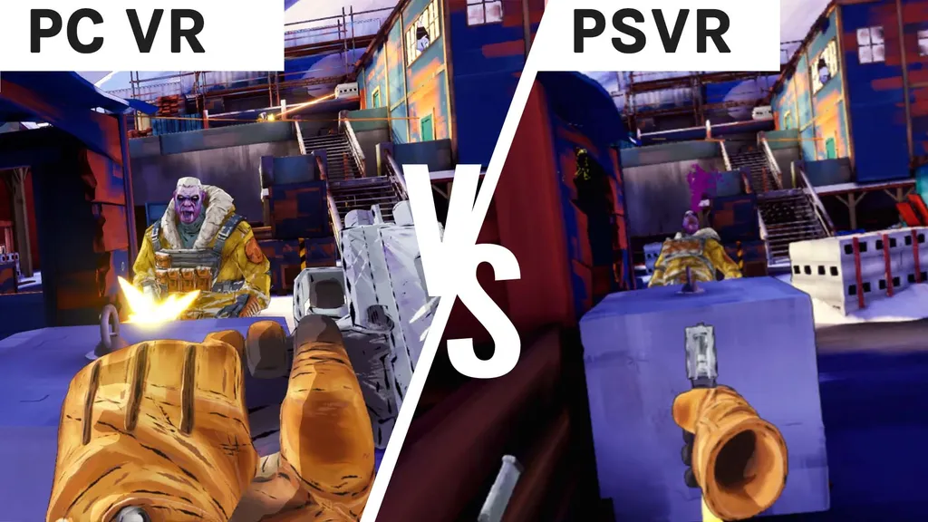 Fracked Graphics Comparison - PSVR vs PC VR!