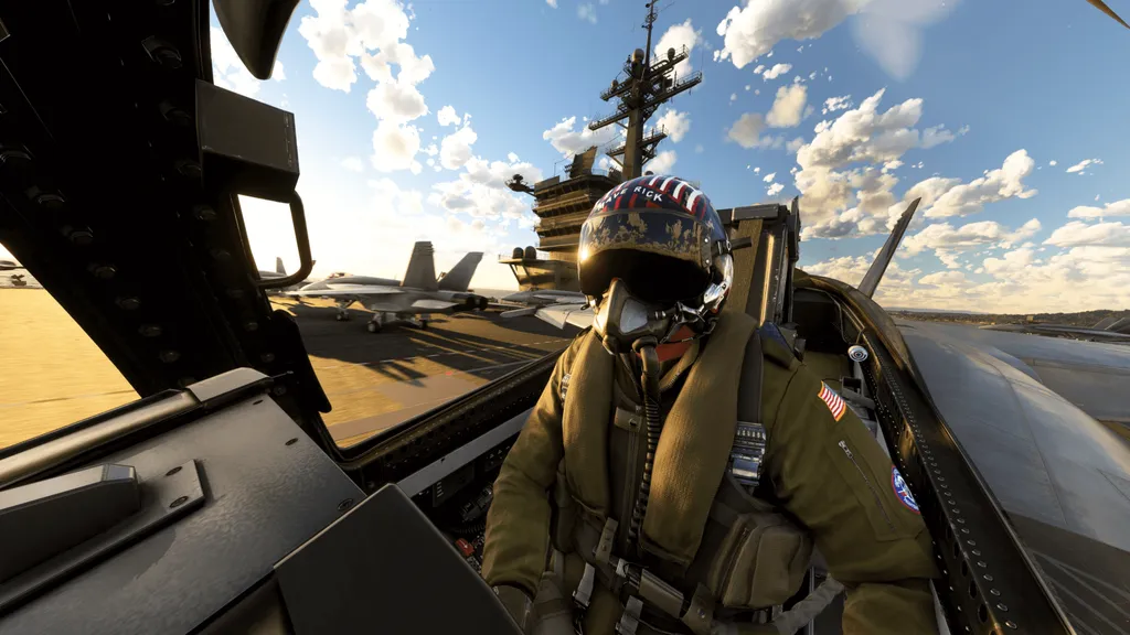 Top Gun Comes To VR In Free Microsoft Flight Simulator Expansion