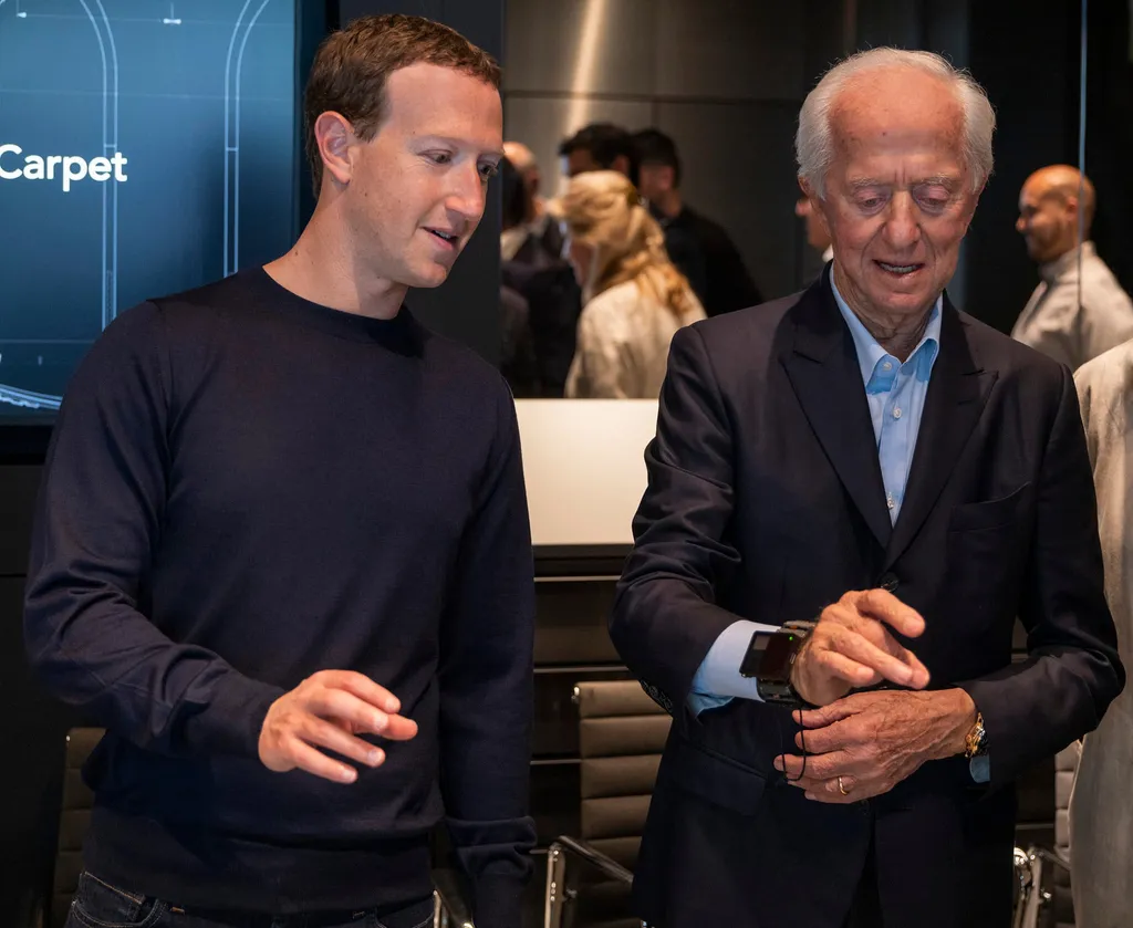 Zuckerberg Meets With Luxottica Chairman To Plan 'New Smart Glasses'