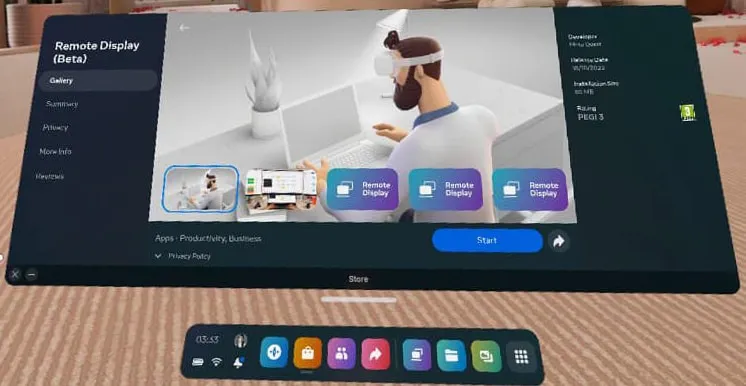 Remote Display Beta For PC & Mac Spotted In Quest Home