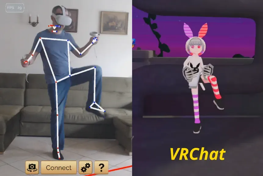 at føre Reduktion tæppe This Phone App Gives You VRChat Body Tracking On Quest 2