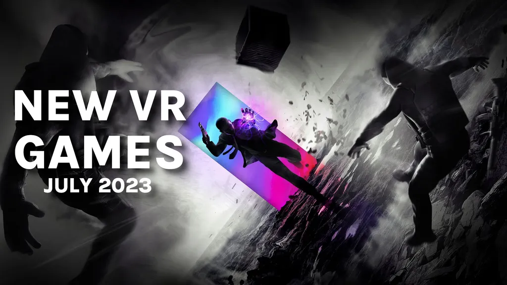 New VR Games July 2023 - Synapse key art used as background image 