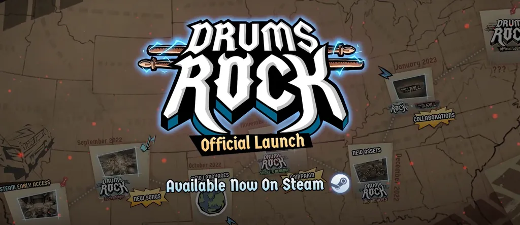 Drums Rock Full Launch Brings Custom Songs To Steam, Undertale DLC In Development