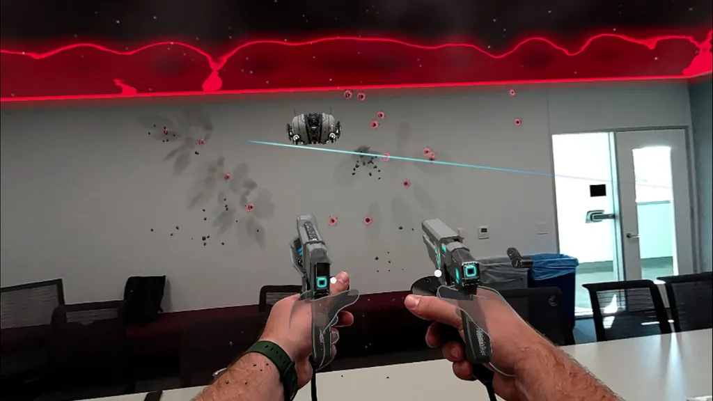 Meta's 'Drone Rage' Quest Demo Is Basically Space Pirate Trainer In Mixed Reality