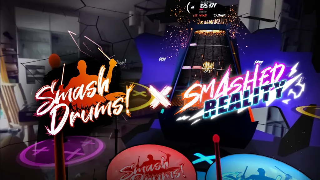 Smash Drums! x Smashed Reality - mixed reality update