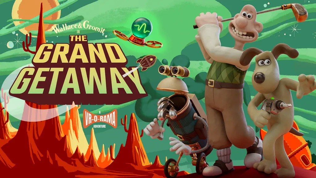 Wallace & Gromit In The Grand Getaway review vr key artwork