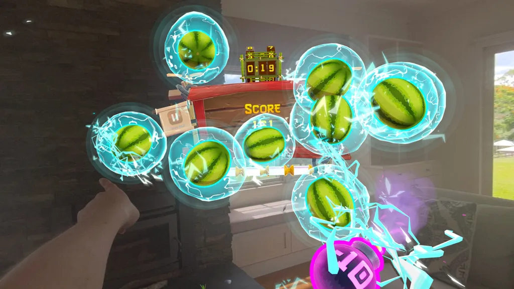 Super Fruit Ninja Screenshots Are The First Tease Of 'Spatial' Gaming On Apple Vision Pro