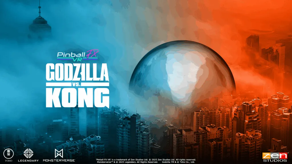 Pinball FX VR Gets Godzilla vs. Kong & Peanuts DLC Soon
