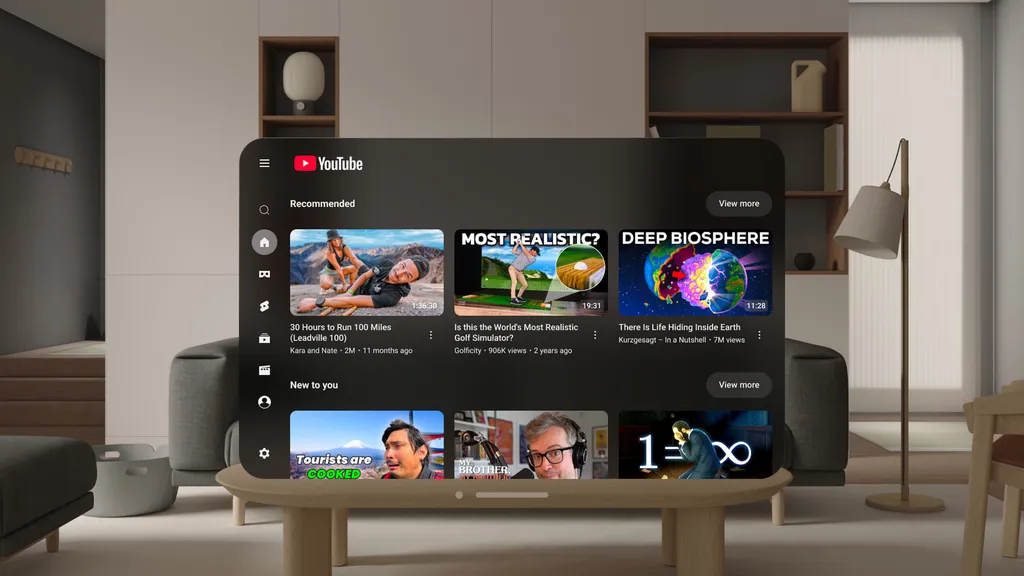 YouTube Launches Official Apple Vision Pro App