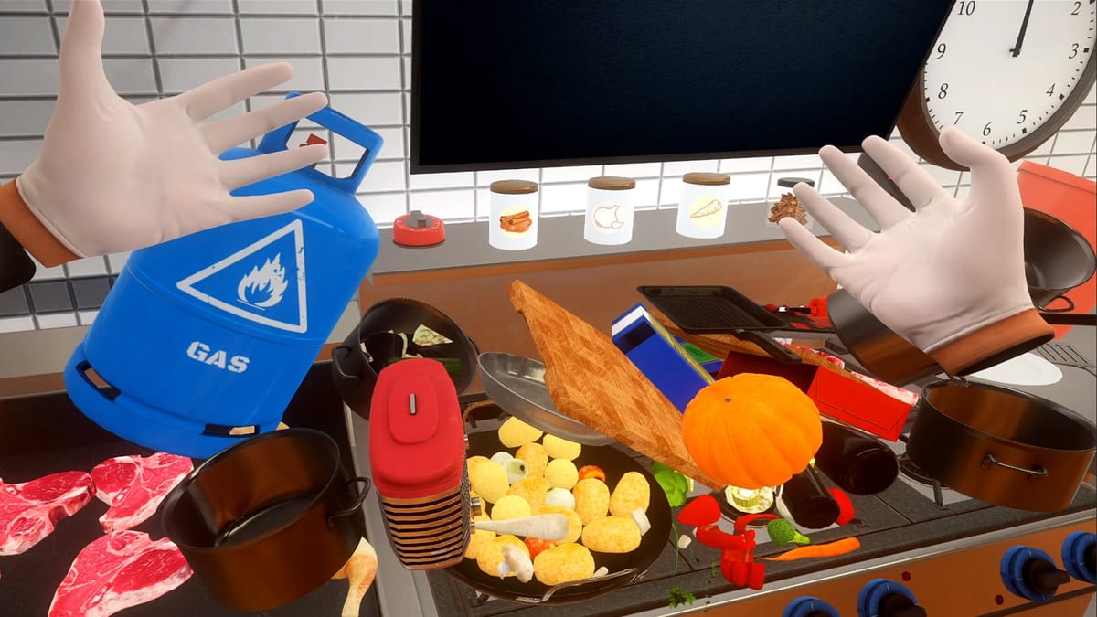 Chef contra Gamer en Cooking Simulator VR